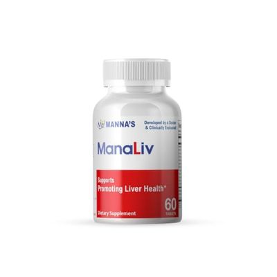 Manna ManaLiv Supports Promoting Liver Health 60 Tablets