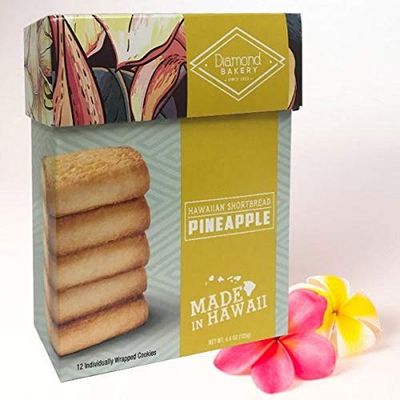 Diamond Bakery Pineapple Shortbread Cookies 4.4 oz from Hawaii&#39;s Favorite Bakery