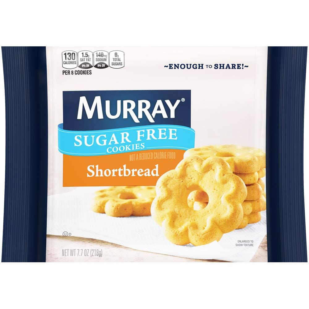 Murray Sugar Free Shortbread Cookies, 7.7 Oz. Pack of 1