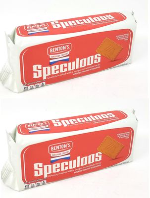European Cookies Speculoos Crunchy Cookie with a Unique Caramelized Taste No Artificial Flavors, No Preservatives Vegan Made in Netherlands 8.8oz250g Pack of 2
