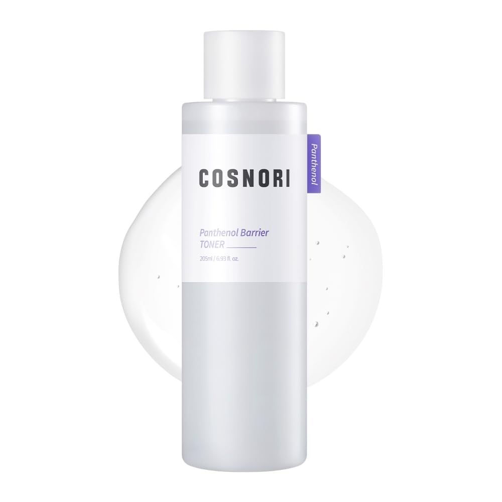 COSNORI Panthenol Barrier Toner - Vegan Skin Barrier strengthening Toner, Korean Skincare, High Content panthenol, Kakadu Plum Extract, Skin Texture&amp;Hydration Care, 6.93 fl.oz