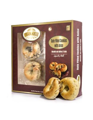 Baraka&#39;s Date Filled Cookies with Anise 300g