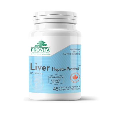 PROVITA Liver Hepato-Protect - Comprehensive Liver Detox &amp; Regeneration Formula - Vegan &amp; Non-GMO 45 Capsules