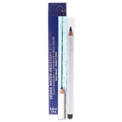 Pacifica Waterproof Eyeliner Pencil Jet Black Eye Liner Longwear, Smudge-Proof, Vegan &amp; Cruelty-Free Eye Makeup Vegan &amp; Cruelty-Free Shade Jet Black Ophthalmologist Tested