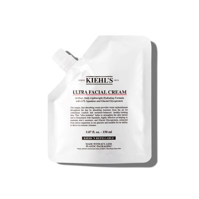 Kiehl&#39;s Ultra Facial Cream, with 4.5 Squalane to Strengthen Skin&#39;s Moisture Barrier, Skin Feels Softer and Smoother, Long-Lasting Hydration, Easy and Fast-Absorbing, All Skin Types - 5.07 fl oz