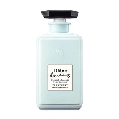 Moist Diane Bonheur Natural &amp; Organic Hair Treatment ,with Blue Jasmine Scent Damage Repair &amp; Shine 500mL16.9 Fl. Oz.