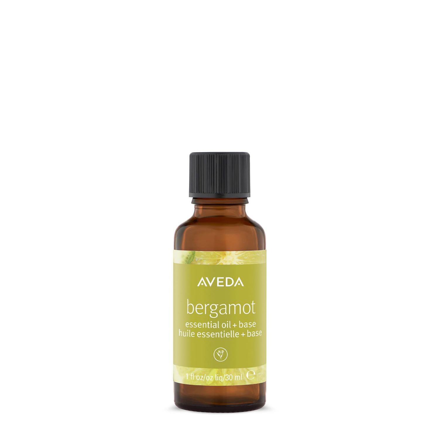 Aveda Bergamot Essential Oil Base Refreshing Citrus Aroma For Body &amp; Bath, 1 Fl Oz