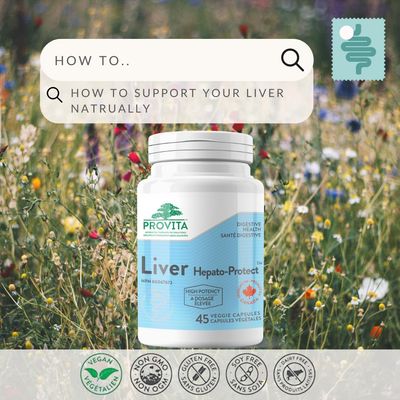 PROVITA Liver Hepato-Protect - Comprehensive Liver Detox &amp; Regeneration Formula - Vegan &amp; Non-GMO 45 Capsules