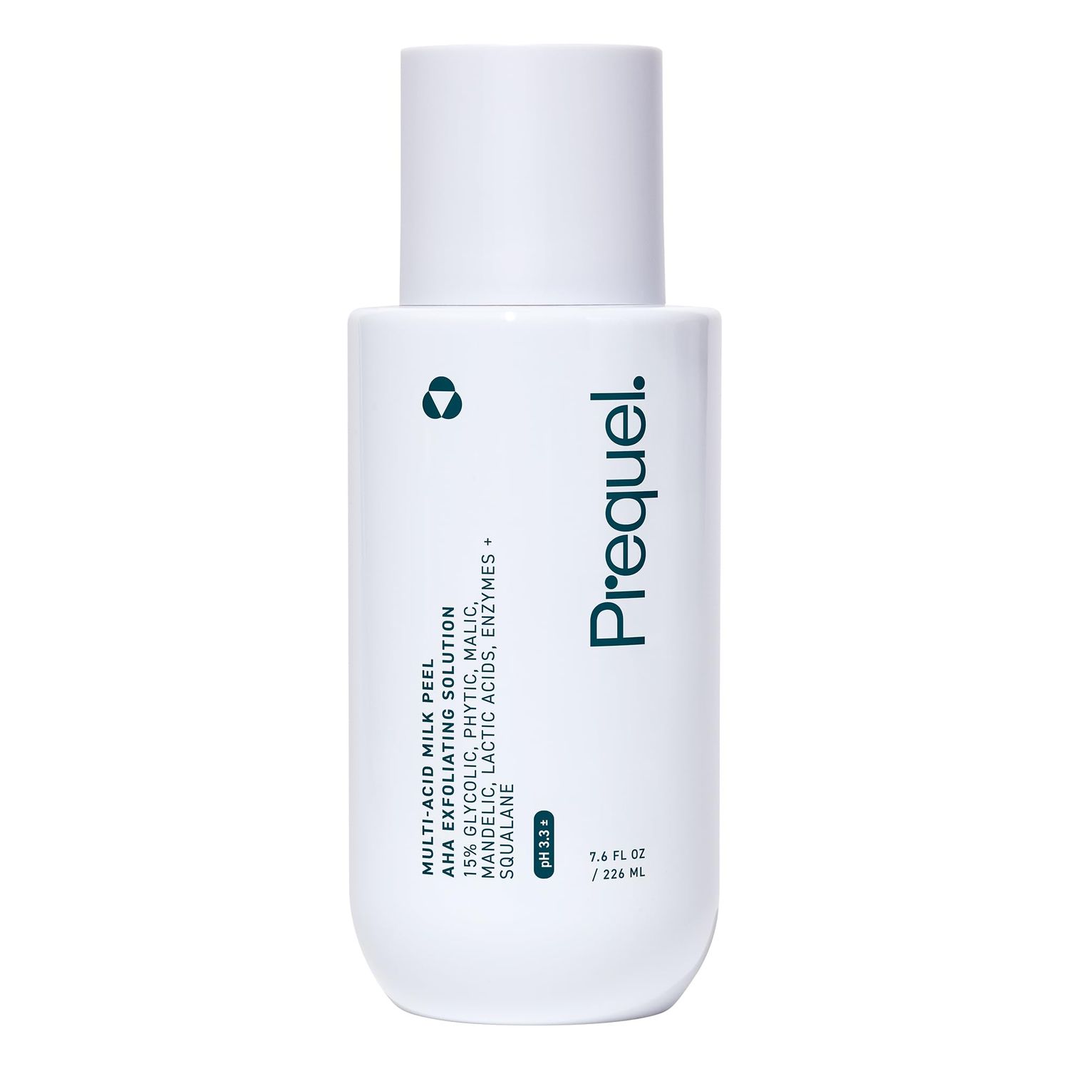 Prequel Skin Multi-Acid Milk Peel, Professional Exfoliating Solution. 15 Glycolic Acid Face Peel with Lactic Acid and Enzymes. Hydrating Chemical Exfoliant. Clinical Strength Formula, 7.6oz Bottle.