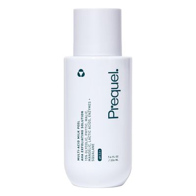 Prequel Skin Multi-Acid Milk Peel, Professional Exfoliating Solution. 15 Glycolic Acid Face Peel with Lactic Acid and Enzymes. Hydrating Chemical Exfoliant. Clinical Strength Formula, 7.6oz Bottle.