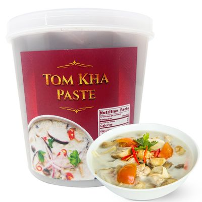 Fusion Select Curry Paste - Seasoning Spice Blend for Asian Food, Middle Eastern &amp; Indian Cuisine - Dressing &amp; Condiment for Salad, Meat, Vegetable Dishes, Soup, Marinade Tom Kha Curry, 14 Oz