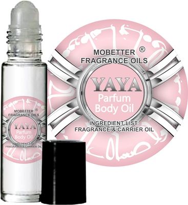 MOBETTER FRAGRANCE OILS YAYA Perfume Body oil for Women Long-Lasting Alcohol-Free Scented Roll-On Travel-Friendly Body Fragrance Smooth &amp; Elegant Oil-Based Perfume for Daily Use