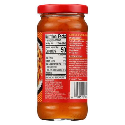 Tyling Sweet &amp; Sour Sauce 10 OZ Pack of 2 by Ty Ling