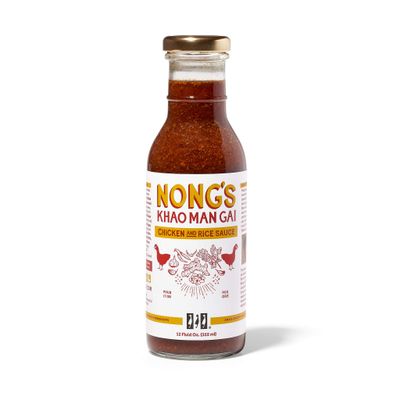 Nong&#39;s Khao Man Gai Sauce, Ginger Garlic Chili Sauce, Chicken and Rice, Portland Oregon - 12oz