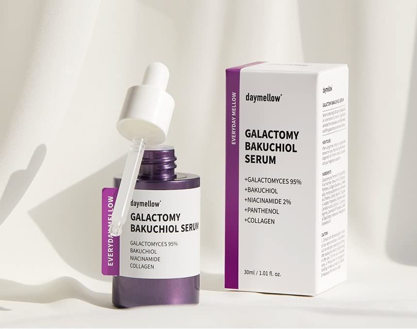 Botanical Bakuchiol Serum for face, Retinol Alternative, Hydrate and soothing Serum for Daymellow 30ml 1.0fl.oz