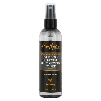 African Black Soap Bamboo Charcoal Detoxifying Toner with Aloe 4.5 Fluid Ounces