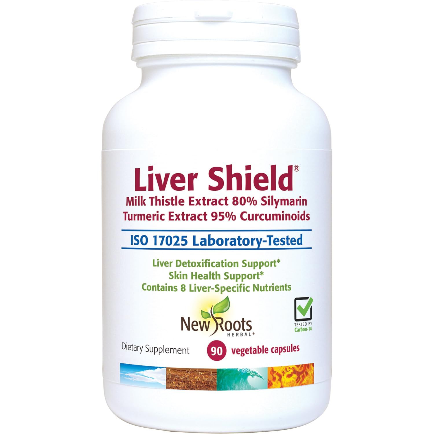 New Roots Liver Cleanse Detox &amp; Repair Supplement8-in-1 Formula of Milk Thistle, Dandelion Roots, Turmeric, Curcumin, Artichoke, Red Beet, Radish, Schizandra Fatty Liver Support 90 Capsules