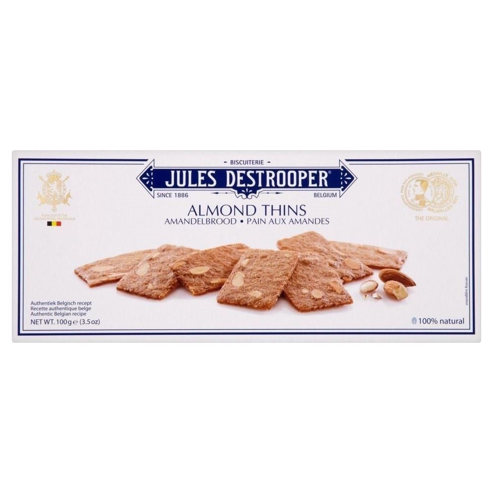 Jules Destrooper Almond Thins 100g by Jules Destrooper