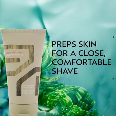 Aveda Men Pure-Formance Shave Cream Helps Protect from Razor Burn &amp; Irritation for All Skin Types 97 Naturally Derived, 5 Fl Oz