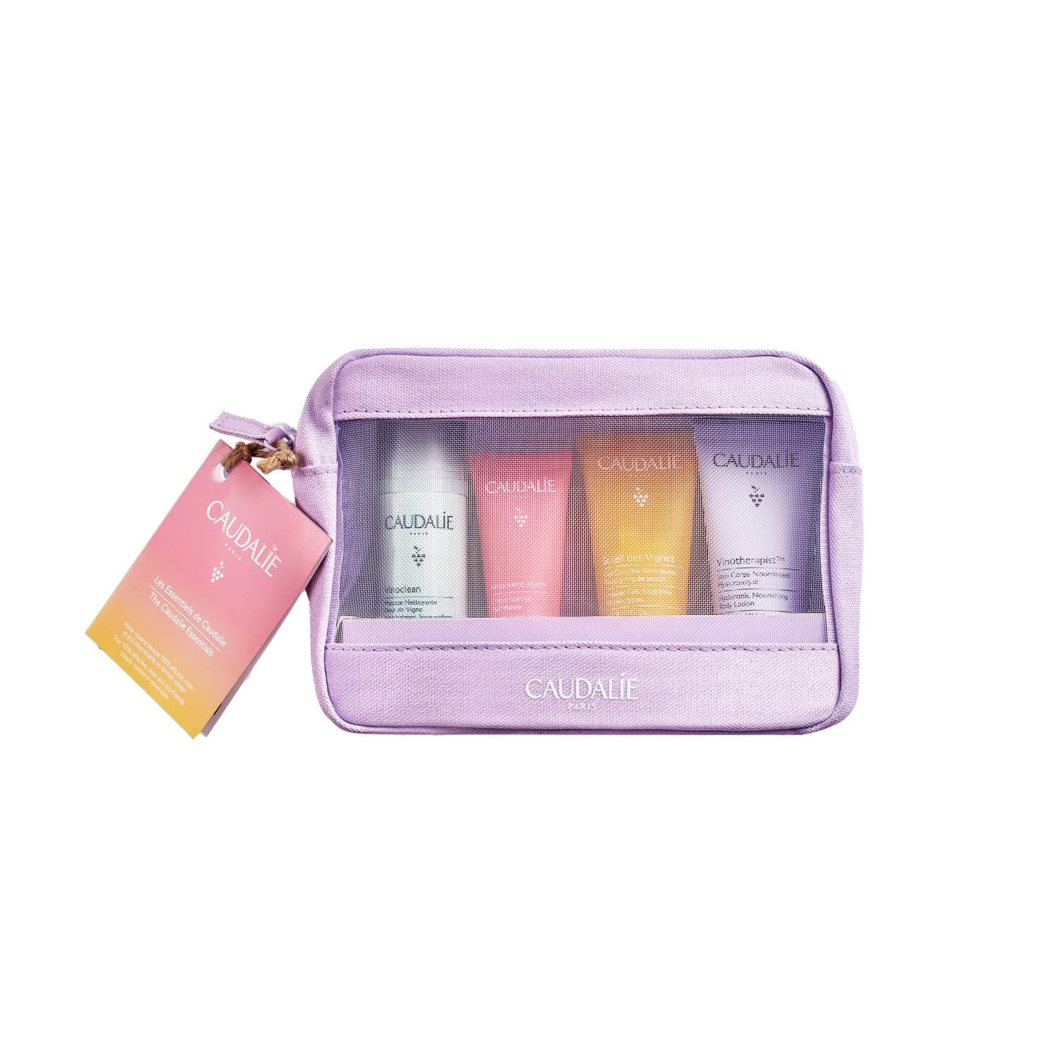 Caudalie Travel Essentials Set, Limited-Edition Hydrating Skin Care Set for All Skin Types