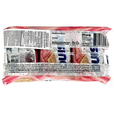 VICTORIA Casino Galleta de Vainilla Sabor Fresa 258 grs. Vanilla Cookies Filled with Strawberry Cream 10.1.