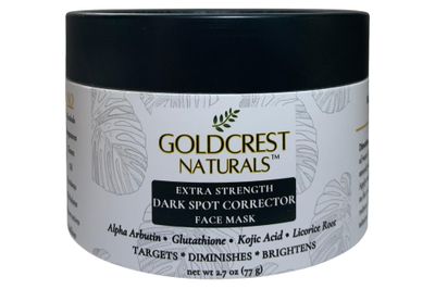 Extra Strength Dark Spot Corrector Face Mask Skincare with Glutathione, Kojic Acid, Alpha Arbutin, Niacinamide, Clay - Brightens &amp; Evens Skin Tone, Cleanses Pores, Reduces Post-Blemish Marks - 2.7 oz