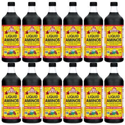Bragg Liquid Aminos, All Purpose Seasoning, 32 Fl Oz Pack of 2