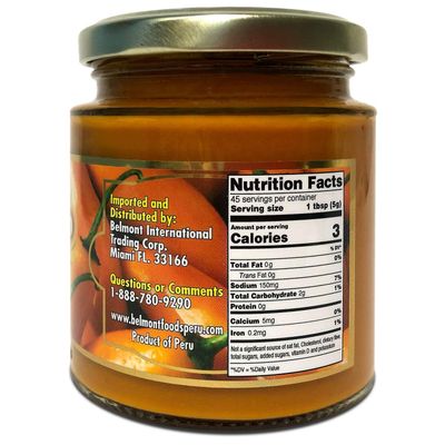 Belmont Aji Amarillo Hot Yellow Pepper Paste 7.5 oz220 g