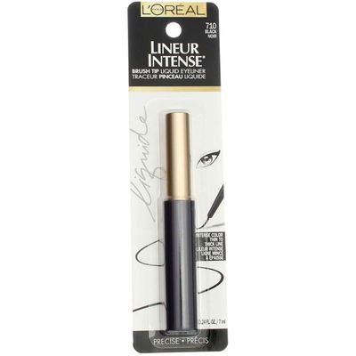 L&#39;Oreal Paris Lineur Intense Brush Tip Liquid Eyeliner, 710 Black Pack of 2
