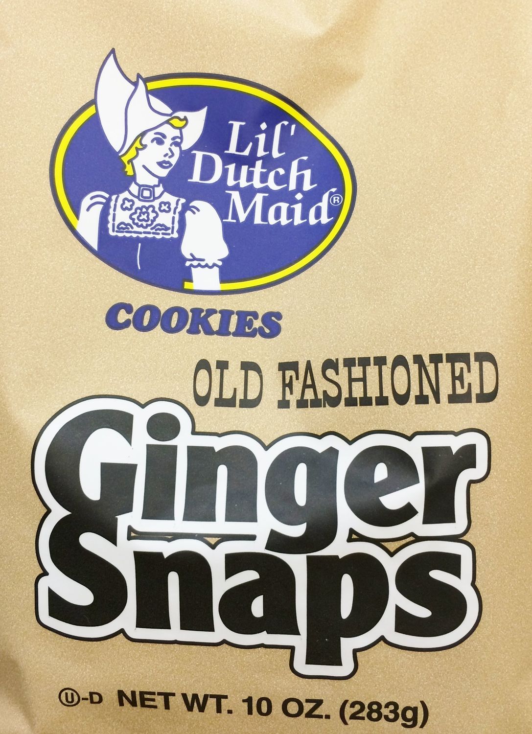 2 x 10oz Lil&#39;s Dutch Maid Old Fashioned Ginger Snaps Cookies Two Bags per order