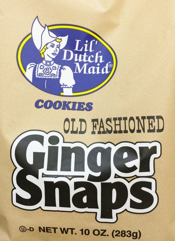 2 x 10oz Lil's Dutch Maid Old Fashioned Ginger Snaps Cookies Two Bags per order