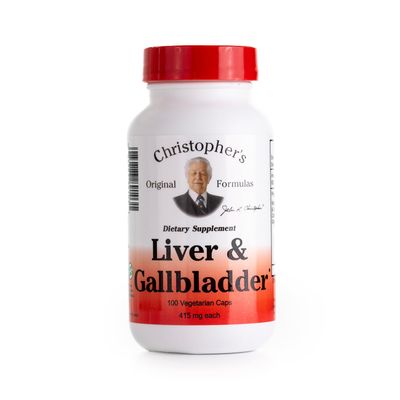 Christopher&#39;s Original Formulas Liver &amp; Gallbladder Formula Capsules - Gallbladder Supplements with Digestive Enzymes &amp; Natural Herbs