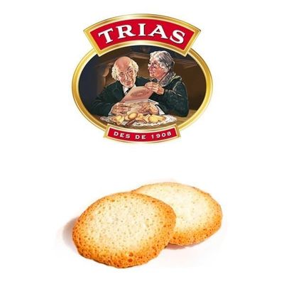 Trias Almond Biscuits 150g 5.29oz Artisanal Spanish Cookies for Tea Time &amp; Snacking Light &amp; Crispy Treats Premium Natural Snacks Gourmet Holiday Gift Gluten-Free Premium Almond Delight