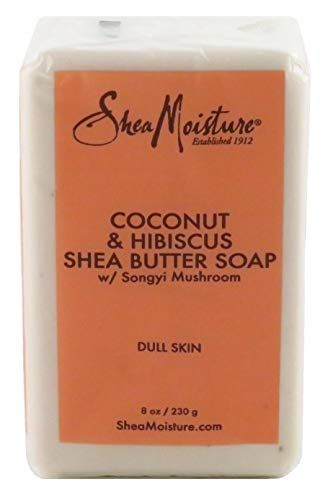 Shea Moisture Soap 8 Ounce Bar Coconut &amp; Hibiscus Shea Butter 235ml 6 Pack