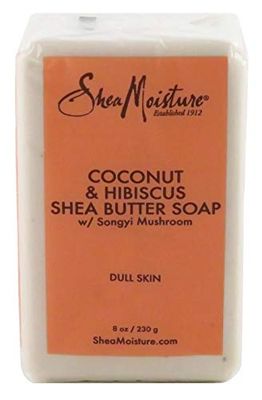 Shea Moisture Soap 8 Ounce Bar Coconut &amp; Hibiscus Shea Butter 235ml 6 Pack