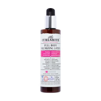 CURLSMITH - Full Body Volumizing Hair Lotion, Curl Definition, Instant Volume and Non-Sticky, for Wavy, Curly or Coily Hair, Vegan 237ml8fl oz