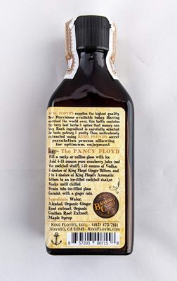 King Floyd's, Artisanal Ginger Bitters, Hand Crafted, Spicy Ginger Flavor, Hot, Unique Bitters for a Unique Cocktail, 100ml, Bar Provisions, Bitters for Cocktails