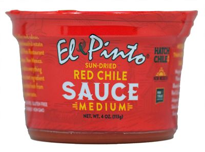 El Pinto Medium Hatch Red Chile Sauce 4 Ounce, 6 Pack
