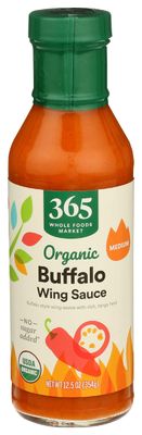 365 by Whole Foods Market, Organic Buffalo Wing Sauce, 12.5 Ounce