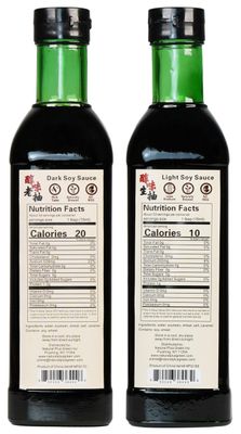 NPG Premium Light and Dark Soy Sauce Set 16.9 FL Oz Pack of 2 , Soy Dipping Sauces for Fish, Dumpling, Noodles, and Marinade Meat, Perfect Condiment for Japanese Sushi, Sashimi, Asian Stir Fry, Veg...