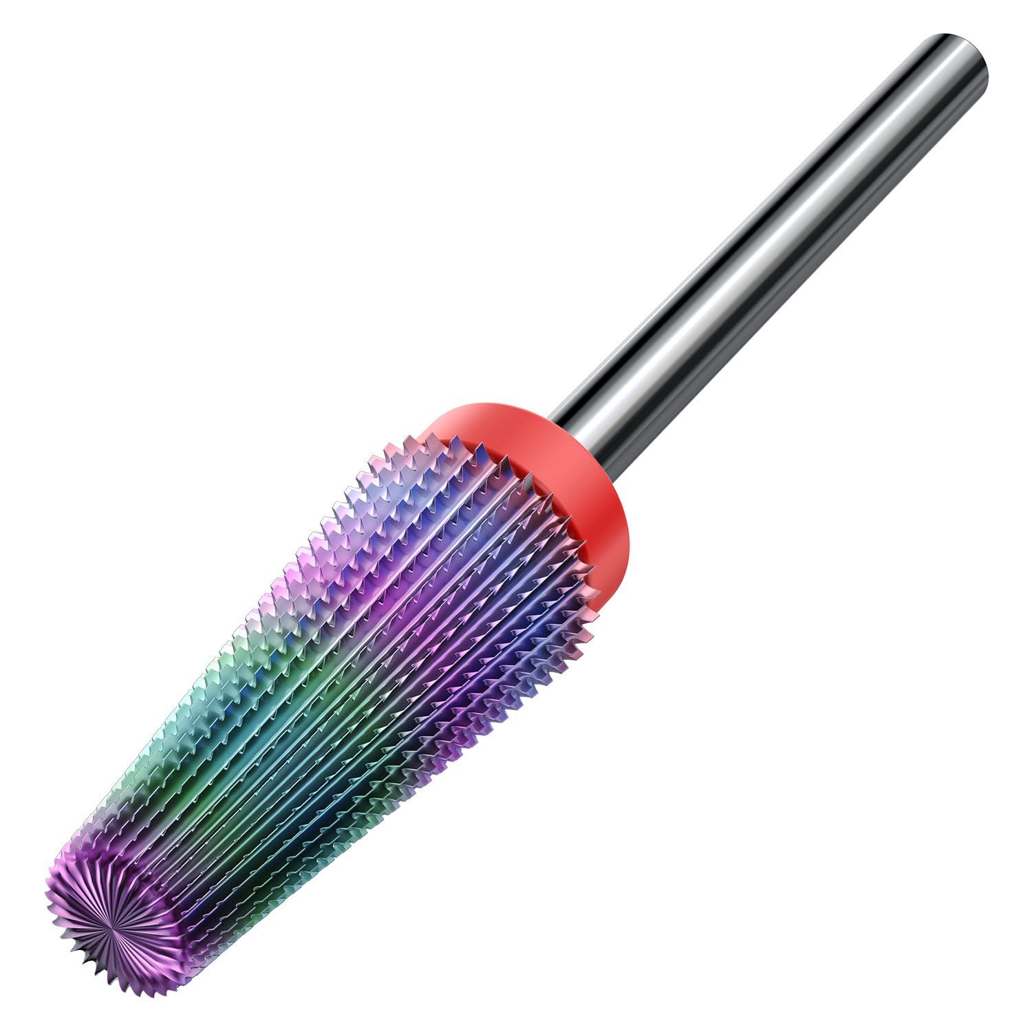 5-in-1 Professional Tungsten Nail Drill Bit - Multi-Grit, Universal 332 Fit, Salon-Quality for Natural &amp; Acrylic Nails - Includes Carrying Case