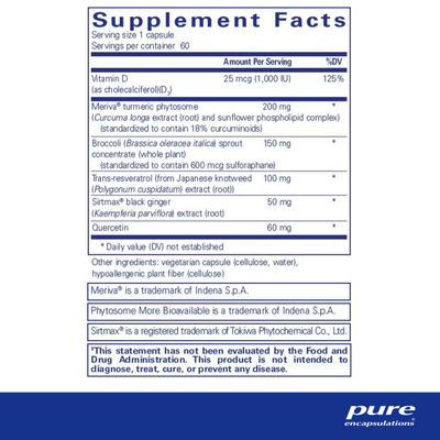 Pure Encapsulations Balanced Immune Joint, Gastrointestinal and Thyroid Function Support 60 Capsules