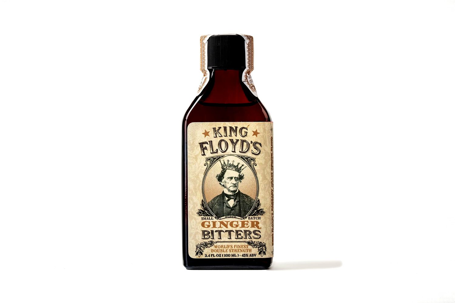 King Floyd&#39;s, Artisanal Ginger Bitters, Hand Crafted, Spicy Ginger Flavor, Hot, Unique Bitters for a Unique Cocktail, 100ml, Bar Provisions, Bitters for Cocktails