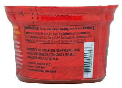 El Pinto Medium Hatch Red Chile Sauce 4 Ounce, 6 Pack