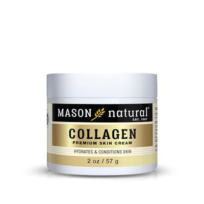 MASON NATURAL Collagen Premium Skin Cream, Womens Anti-Aging Face &amp; Body Daily Moisturizer for Hydration &amp; Firmness, Pear Scent, 2 oz