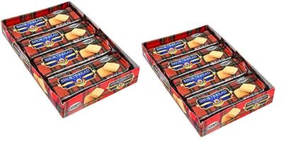 Shortbread Cookies - 4 Individual packs per box - 2 Packs - 8 Total. Great as a Holiday snack, perfect for dunking in milk or give to Santa!!