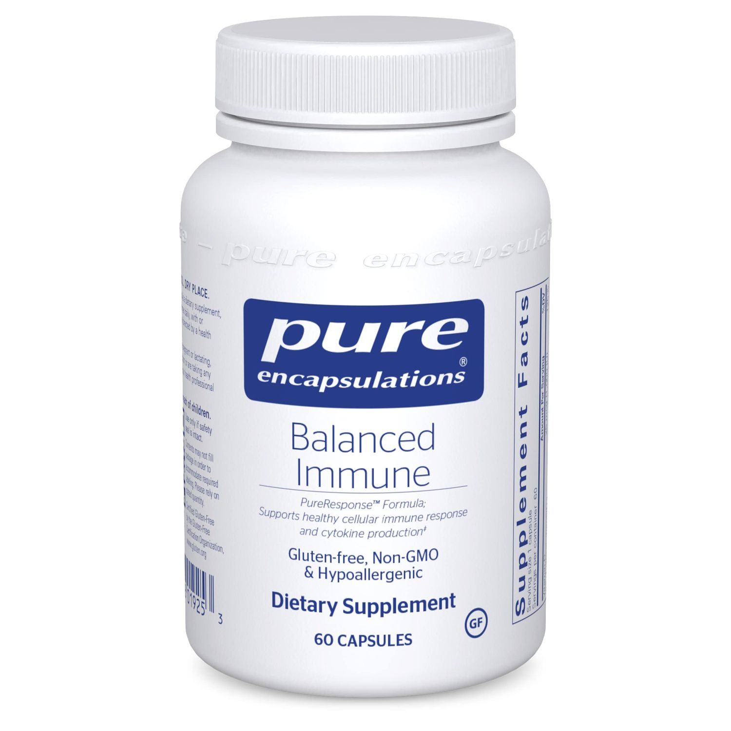 Pure Encapsulations Balanced Immune Joint, Gastrointestinal and Thyroid Function Support 60 Capsules