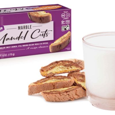 Manischewitz Marble Mandel Cuts 6oz 2 Pack Dairy Free, Gluten Free &amp; Grain Free Biscotti, Kosher for Passover