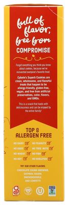 Cybele's Free-to-Eat Chocolate Chip Vegan &amp; Gluten Free Cookies, 6 oz, Pack of 6