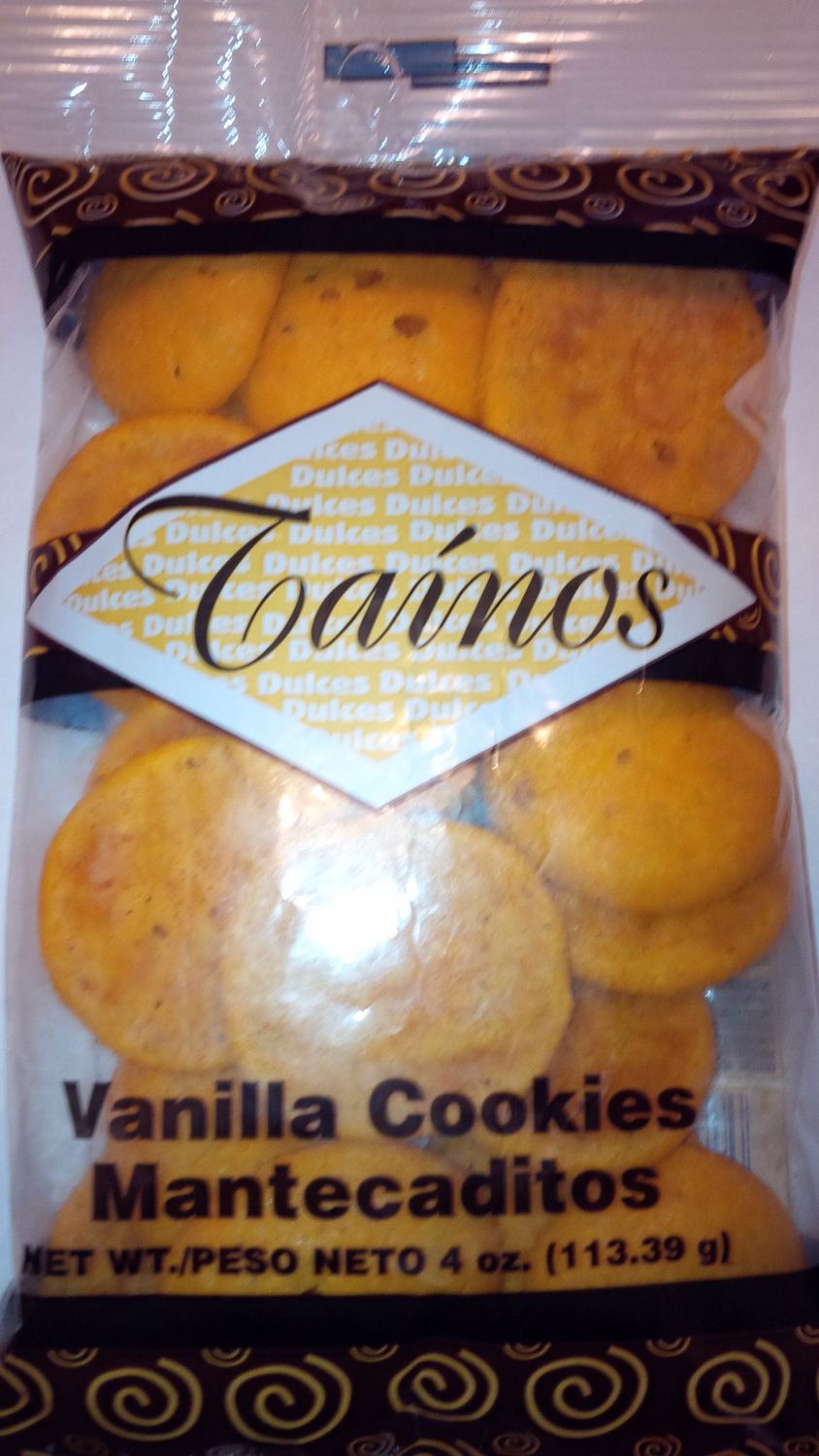 1 Pack of Tainos Vanilla Cookies Mantecaditos